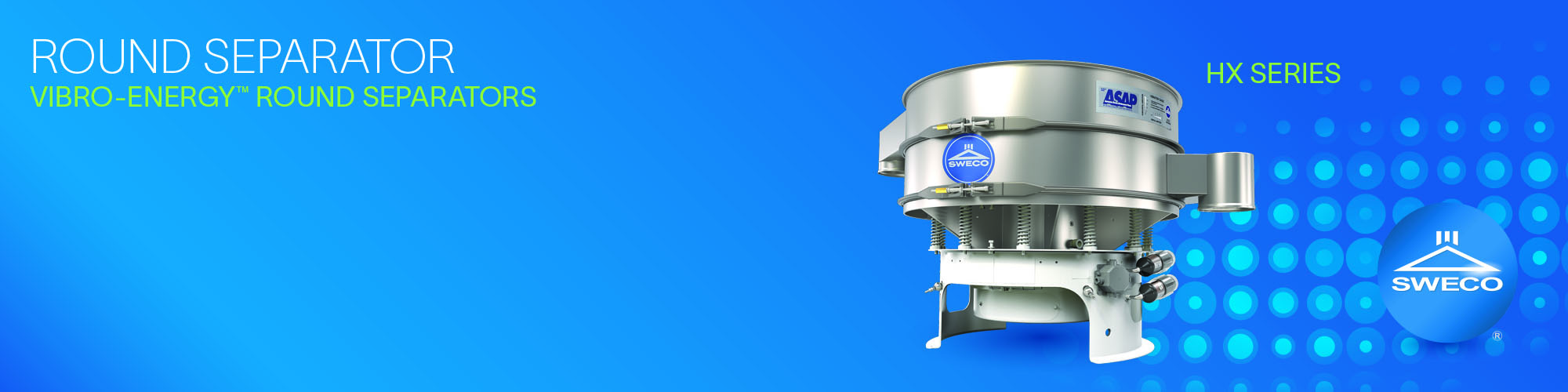 SWECO Vibro-Energy Tamiseur Circulaire
